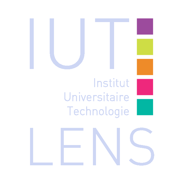 IUT de Lens dark logo